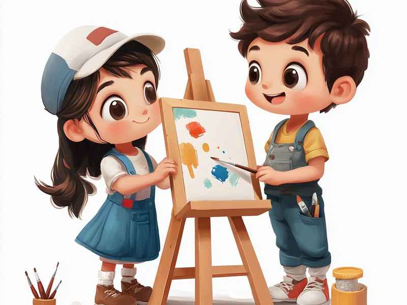 画画儿童图片大全 - 画画儿童图片大全下载免费
