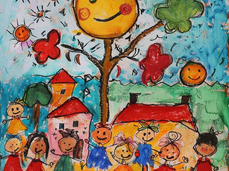 儿童心理健康绘画（儿童心理健康主题绘画）