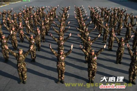 心理健康-心理健康操走俏武警支队警营